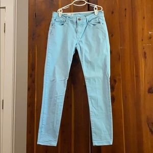 light blue legging jeans